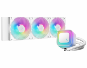 DEEPCOOL vodní chladič LE360 V2 / 3x120 PWM ARGB fan / displej / bílý