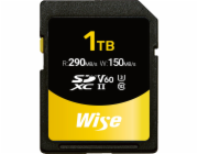 Wise SDXC UHS-II V60         1TB R:290MBs / W:150MBs  WI-SD-S1024