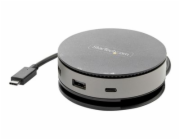 StarTech.com USB C Multiport Adapter, USB 3.1 Gen 2 10Gbps Type-C Mini Dock with 4K 60Hz HDMI/DisplayPort or 1080p VGA, 75W PD Passthrough, 3-Port USB Hub, GbE, Mobile Docking Station - 75W Power Deli