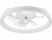 Lamkur Stropní lampa Fargo 49885 s ventilátorem 1x37W LED 3000K 4000 lm bílá