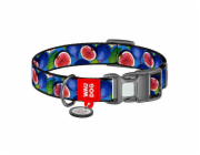 Waudog "Fig" nylon dog collar with QR code, size XL