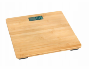 Wenko Koupelnová váha BAMBOO, elektronická, bambus, 30 x 30 cm, WENKO