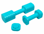 Acra nastavitelná činka LADY 0,9 - 2,26 kg, set 2 ks v balení, celkem 4,66 Kg