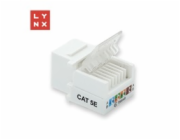 LYNX keystone UTP Cat5e, samozařevácí, 90 stp., bílý