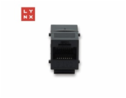 LYNX keystone spojka UTP Cat6, 8P8C, černá