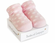 Doudou Ponožky pro holčičku 0-6 měs. 1 pár růžová