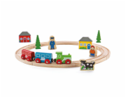 Bigjigs Rail Moje první vláčkodráha 19 dílů