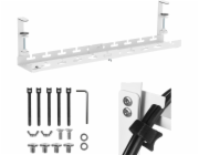 Organizér kabelů Maclean pod stůl, max. zatížení 5 kg, max. 728 mm, bílý, MC-103 W
