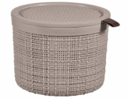 Box Curver Jute kulatý 2L taupe