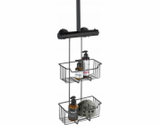 Sprchový koš Wenko Dvoupatrový koupelnový koš MILO, pro montáž na vanovou baterii