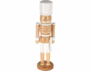 Home Styling Collection Vánoční dekorace Kolekce pro styling domácnosti Dekorativní dřevěný louskáček na ořechy 25 cm