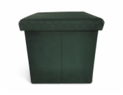 Pouf Domoletti Mateo, zelený, 38 cm x 38 cm x 38 cm