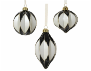 Vánoční hračka na stromeček, 8 cm, sklo