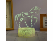 Manta SNL116RGB LED lampa světelná dekorace koně RGB 3D