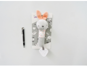 TULILO Hračka se zvukem - Zajíček 17 cm