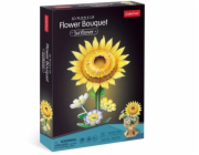 CubicFun - Puzzle 3D Kytice slunečnic 102 dílků