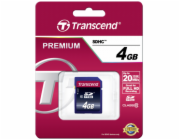 Paměťová karta TRANSCEND 4GB SDHC CARD (SD 3.0 SPD Class 10) memory card