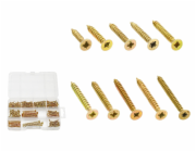 Wadfow Vrut do dřeva sada 200 ks