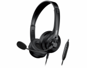 GENIUS headset HS-235U/ USB/ Copilot/ délka kabelu 2,4 m