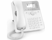 SNOM Bílý drátový VoIP telefon D717