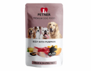 Hilton PETNER Beef with pumpkin - vlhké krmivo pro psy - 500g