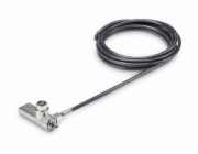 Startech 10-Pack Dual-Access Laptop Lock, 6.5ft (2m) Keyed Alike and Combination Security Cable Lock for K-Slot Devices, Computer Anti-Theft Steel Cable - Bezpečnostní kabelový zámek - černá a stříbrn