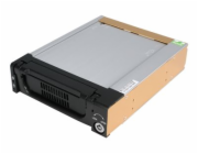 Startech 5.25 in Rugged SATA Hard Drive Mobile Rack Drawer - Aluminum Removable Hard Drive Bay (DRW150SATBK) - Skladovací mobilní rack - 3.5" - cerná