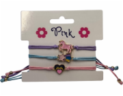 Náramky 3ks - Jednorožec, Kometa, Srdce