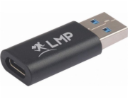 LMP USB-A to USB-C adapter - Black