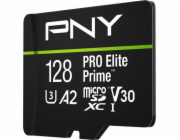 PNY Paměťová karta Elite Prime 128GB microSDXC + SD adaptér + USB-A čtečka