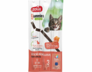 ZOLUX Yummies Salmon with trout - pamlsek pro kočky - 3x5g