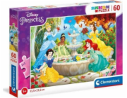 Clementoni Clementoni Puzzle 60 dílků Disney Princezna. Princezny u fontány 26064