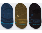 Stance Ponožky Basic No Show, 3 páry, armádní