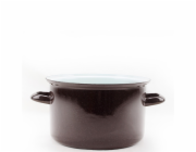 Hrnec smalt 2,6 l/18 cm Belis Standard hnědý