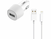 2GO Nabíječka 2GO 797252 Univerzální nabíječka mobilních zařízení, bílý automatický zapalovač