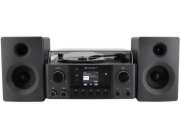 Soundmaster Elite line MCD1950SW/ Gramofon/ CD/ BT/ DAB+/ MP3/ 2x10W/ černý