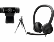 Logitech Webkamera C922 Pro (960-001088) + H390 (981-000406)