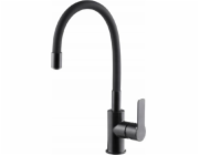 6553-915-81 / KFA / RUMBA ČERNÁ/ DŘEZ DO KUCHYNĚ S FLEXIBILNÍM VÝPUSTEM ČERNÁ /