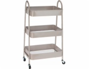 3patrový kuchyňský vozík na kolečkách