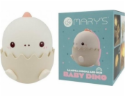 Plexido LED noční světlo s dinosaurem růžové