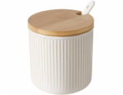 Boltze Dóza s víčkem a lžičkou JONAH, 10,5 cm