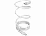Puro Magnetic USB-C - USB-C 60W USB 3.2 (20 Gbps) 1m magnetický kabel - bílý