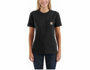 Carhartt Pracovní tričko Carhartt WK87 s kapsou, černé