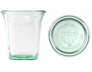 Weck Sklenice Quadro 545 ml s víčkem - balení 6 ks