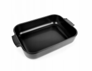 Peugeot APPOLIA Obdélníkový talíř 36 cm Saténově černý