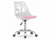 Leobert Kancelářská židle Print bílá