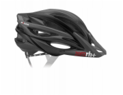 RH+ Cyklistická helma ZeroRider MATNÁ ČERNÁ - MATNÁ TMAVĚ ŠEDÁ XS/M