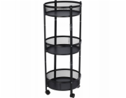 Storage Solutions Skládací kuchyňský vozík na kolečkách, 3 úrovně