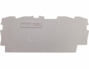 Wago koncová stěna šedá TOPJOBS 2002-1491 /25 ks/