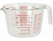 Excellent Houseware Skleněná kuchyňská odměrka LUNU, 1 l